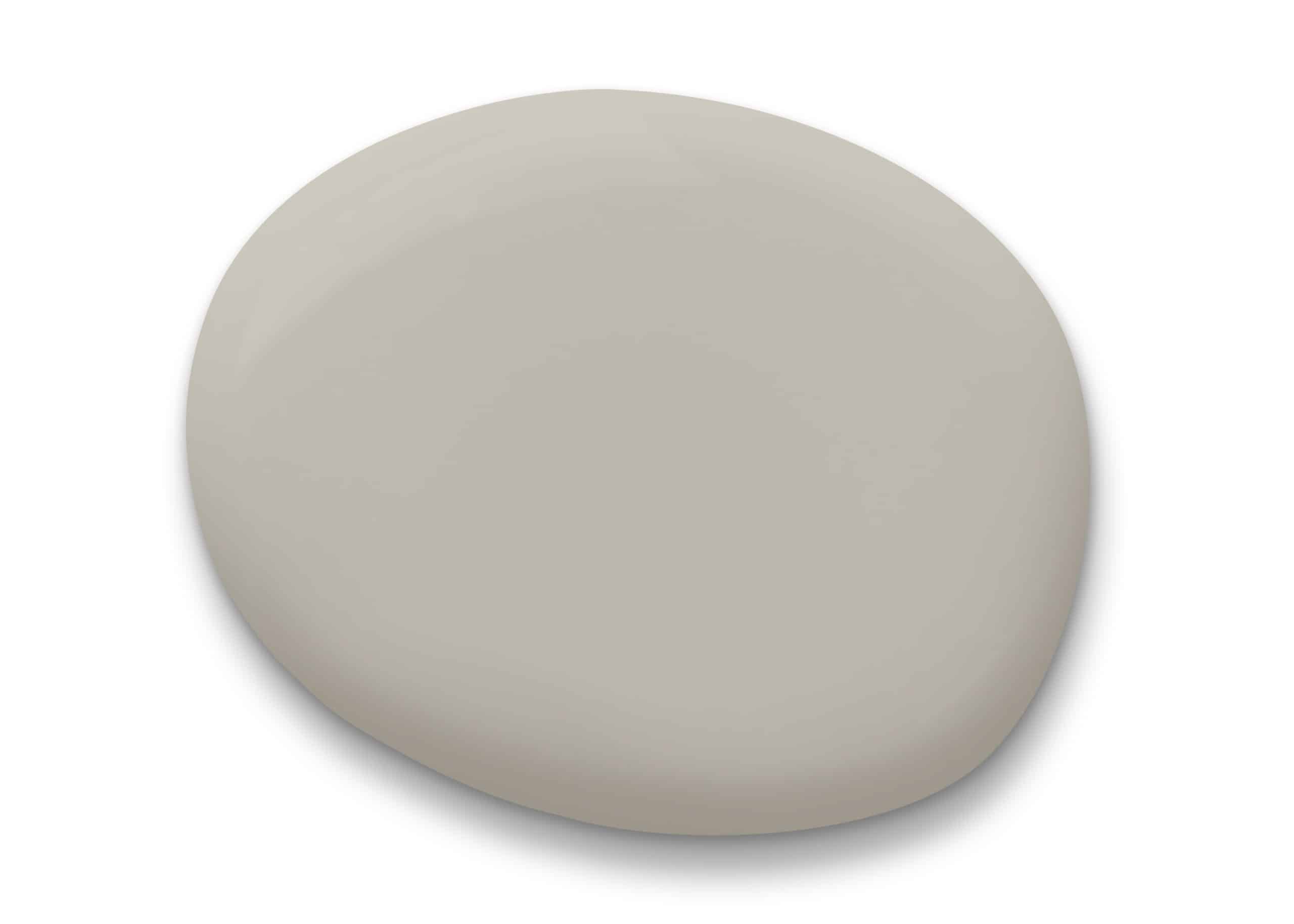 a simple image of a plain, smooth, off-white or light beige oval-shaped object centered on a white background.