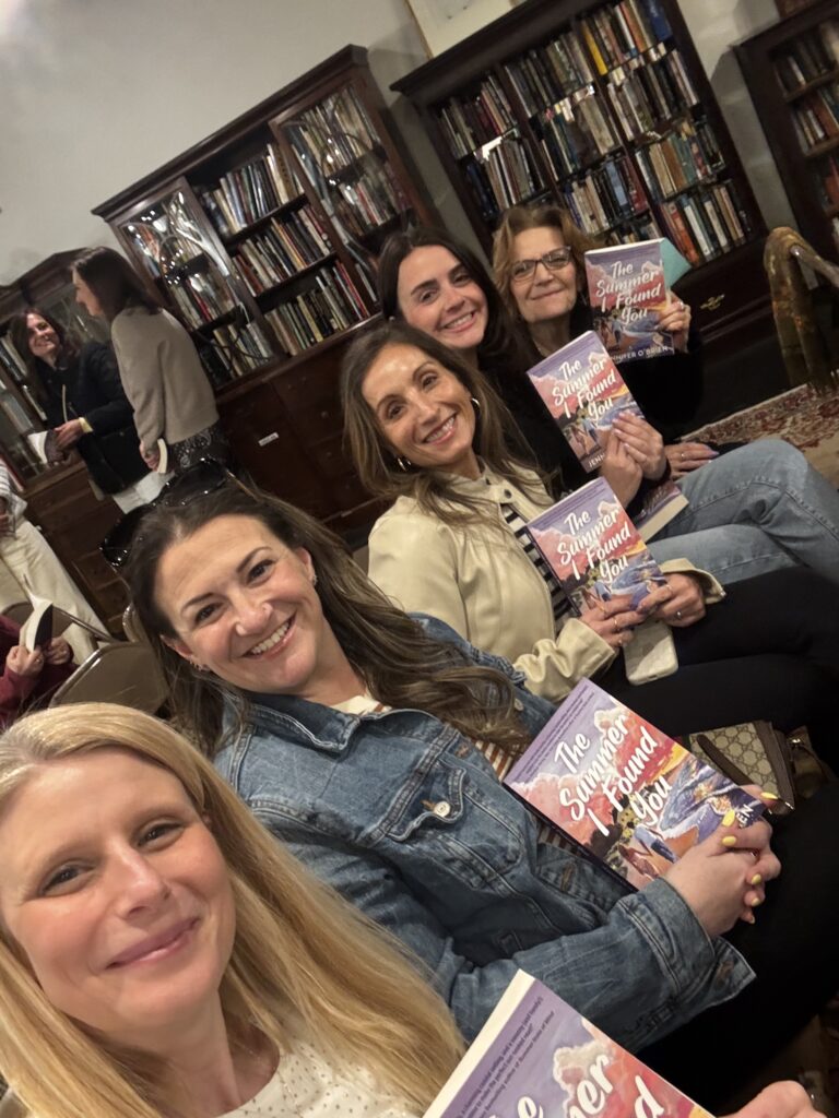 my pub day book event for the summer i found you at the next chapter, huntington, long island