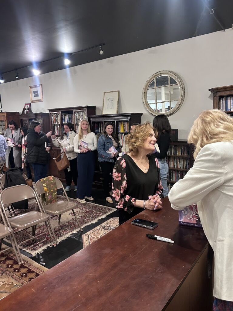 my pub day book event for the summer i found you at the next chapter, huntington, long island