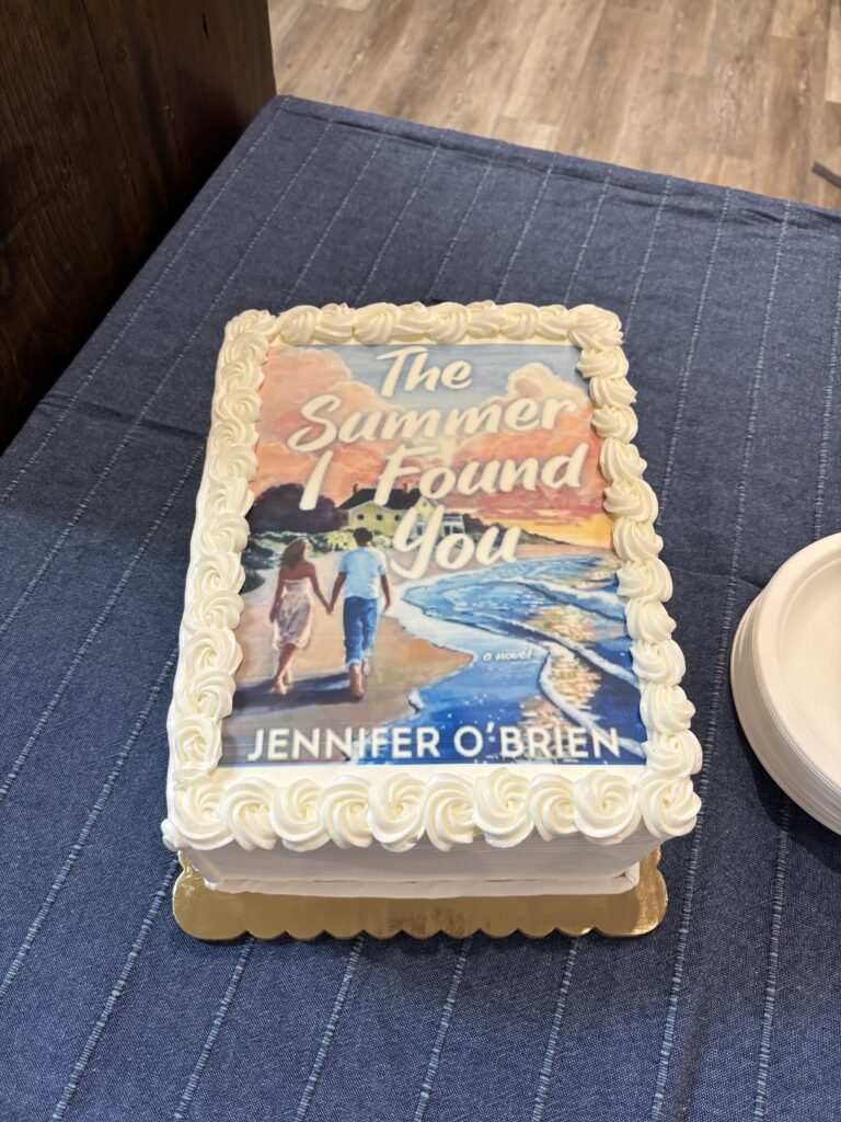 my pub day book event for the summer i found you at the next chapter, huntington, long island