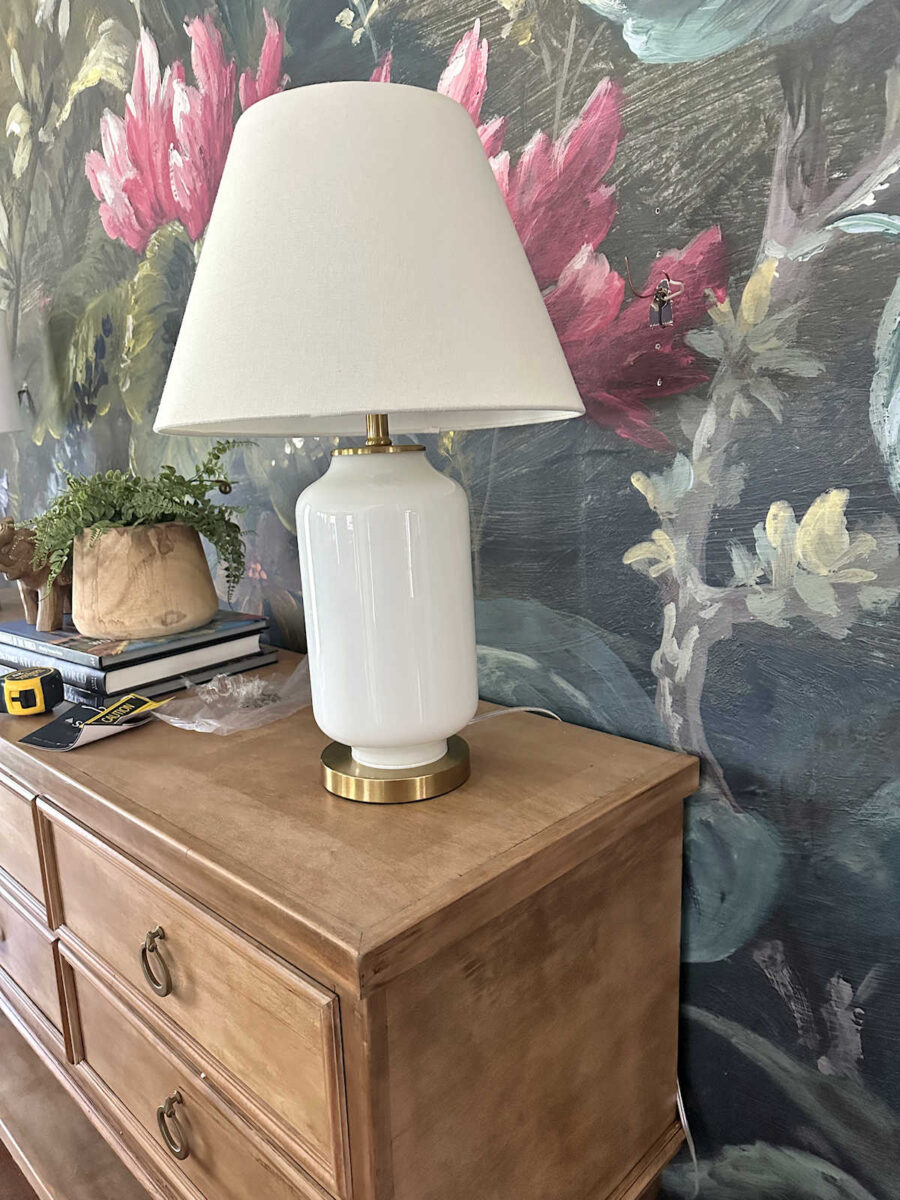 entryway table lamp challenge (plus, i really want to paint the console table!) 5 entryway table lamp