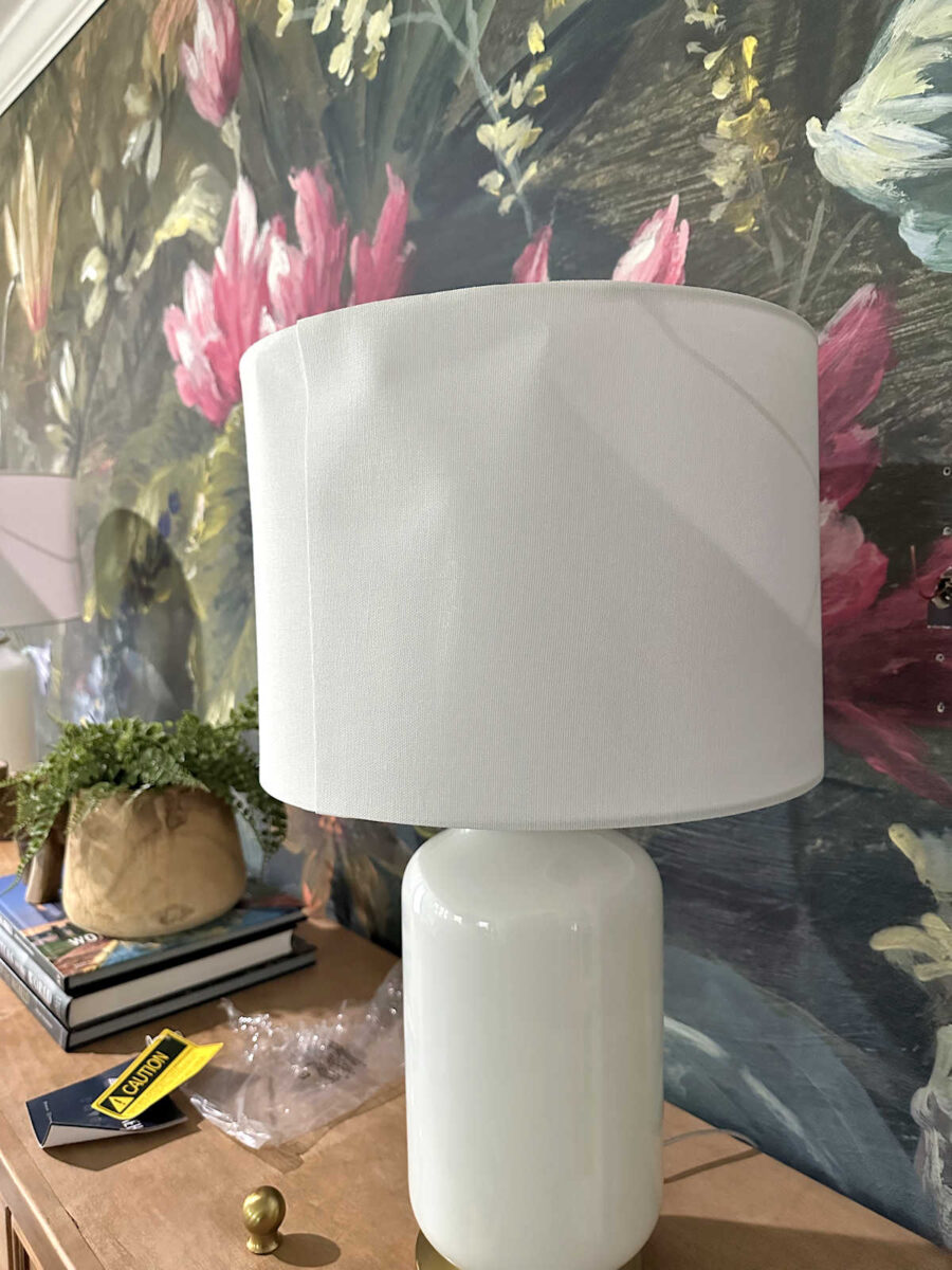 entryway table lamp challenge (plus, i really want to paint the console table!) 3 entryway table lamp