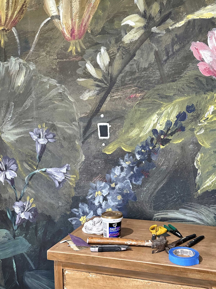 repairing holes in wallpaper (i'm amazed at how good this looks!!) 74 repairing holes in wallpaper (i'm amazed at how good this looks!!)