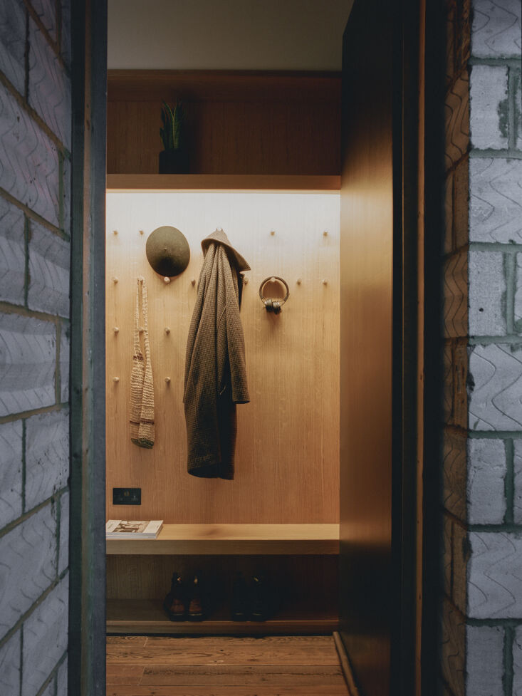 the glowing entryway to earthrise studio. 21