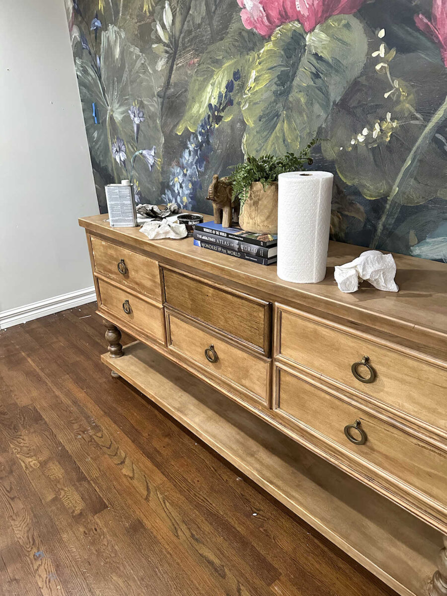 i'm giving gel stain another chance