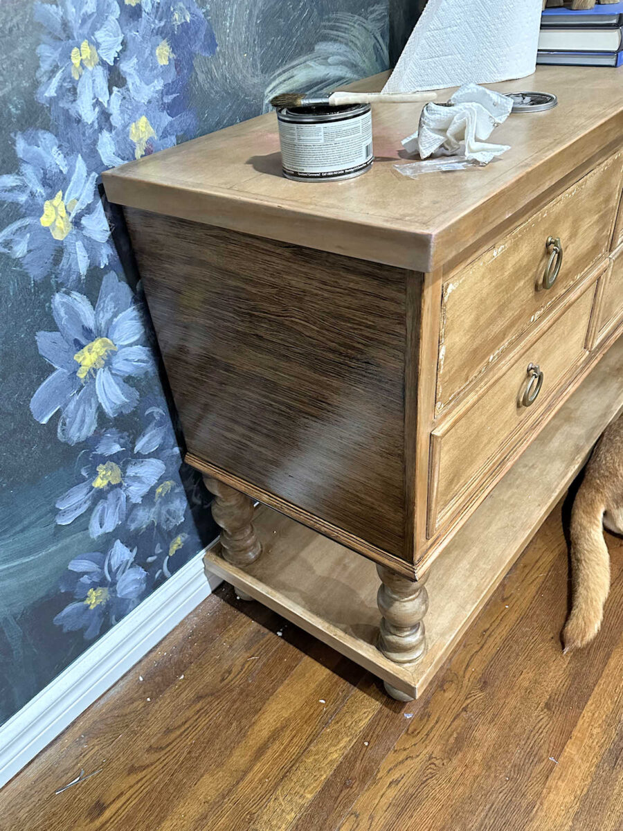 i'm giving gel stain another chance