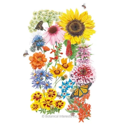 precious pollinators flower mix seeds