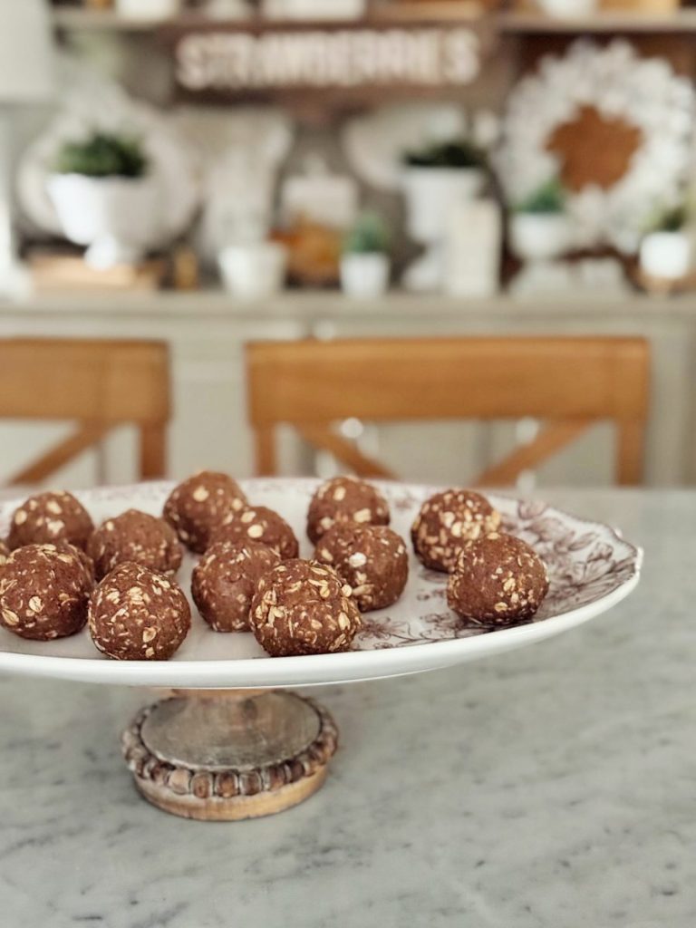 Chocolate Almond Butter Protein Balls