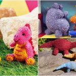 6 Group of Dinosaur Free Knitting Patterns ⋆ Bright Stuffs 6 Group of Dinosaur Free Knitting Patterns ⋆ Bright Stuffs