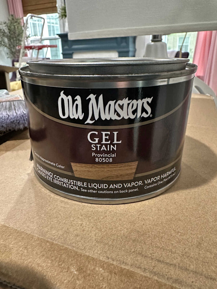 i'm giving gel stain another chance