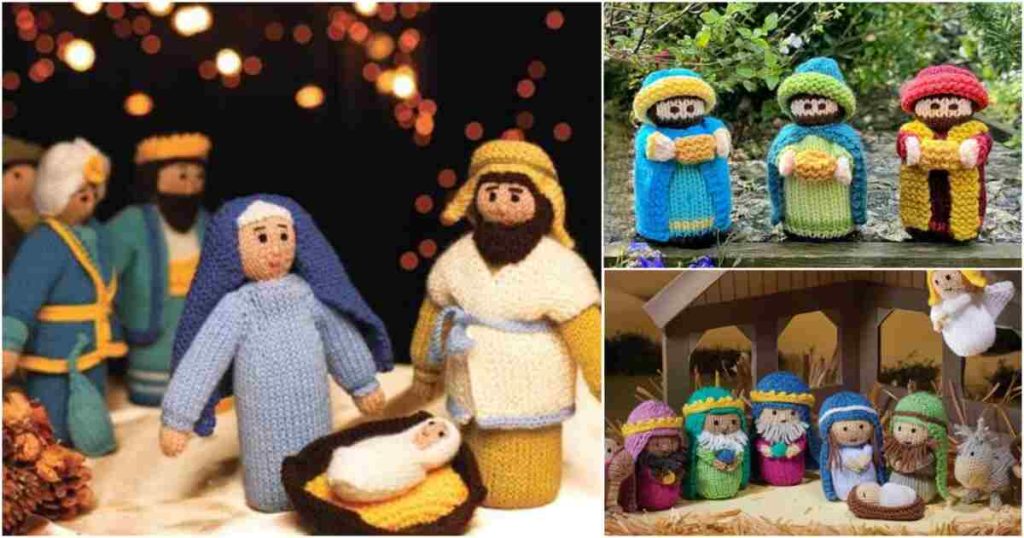 7 Nativity Toys Free Knitting Patterns ⋆ Bright Stuffs