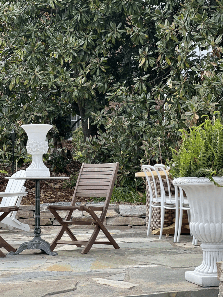 Furnishing Our Backyard Patio – Nesting Place