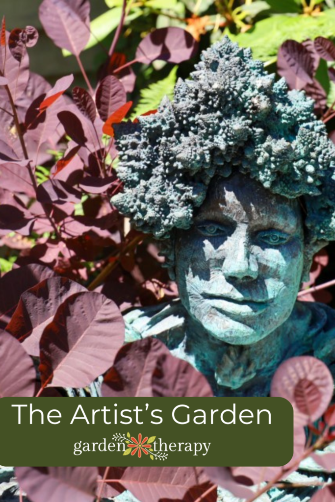 pin image for the artist's garden - a vancouver garden tour.