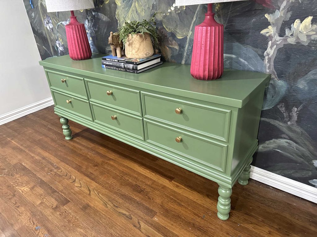 Entryway Console Table Makeover – Before And After