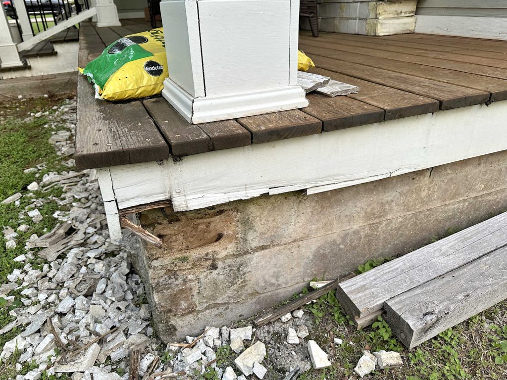 Front Porch & Front Exterior Refresh Begins