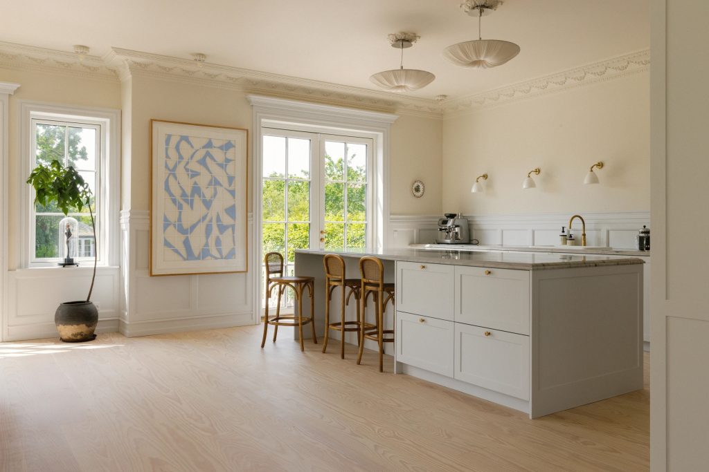 A Bright Villa in Hellerup Reworked by Sarah Fitzgerald