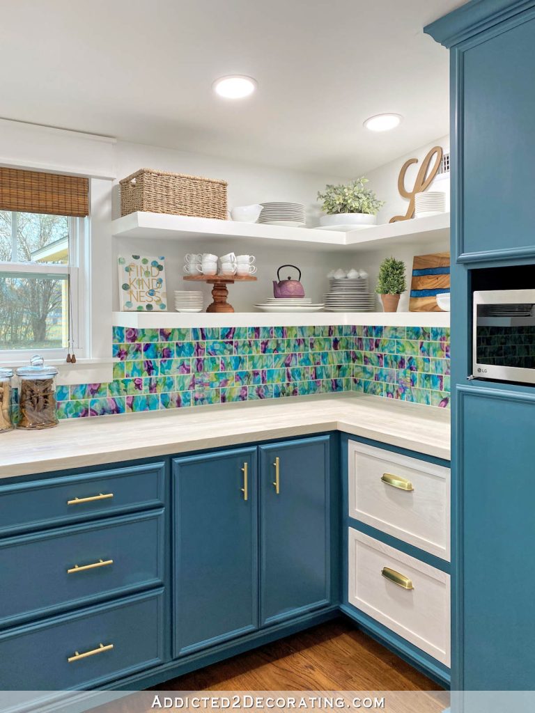 Why I Want To Change The Pantry Tile (And How I Found My Decorating Color Palette)