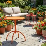 Color-Pop Patio Tables For a Fast, Affordable Garden Upgrade Color-Pop Patio Tables For a Fast, Affordable Garden Upgrade