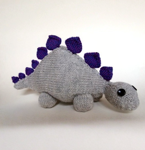 10 unique dinosaur free knitting patterns ⋆ bright stuffs