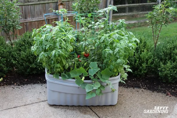 step by step directions for making a large diy self-watering planter