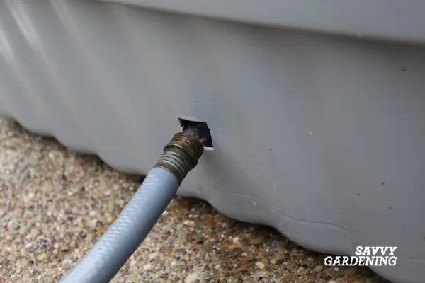 low maintenance self watering planter box diy