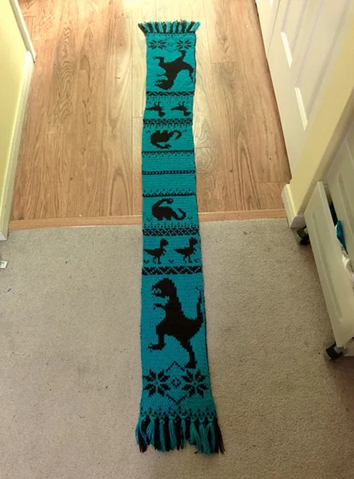 10 unique dinosaur free knitting patterns ⋆ bright stuffs