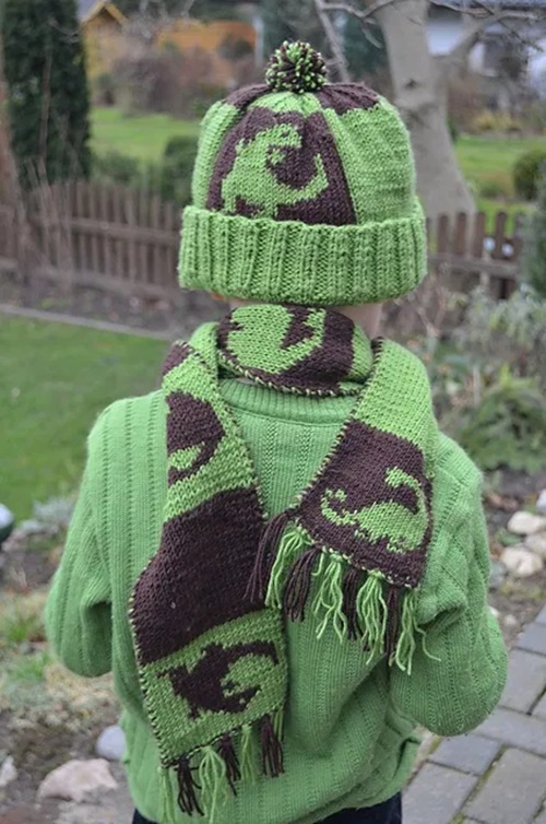 10 unique dinosaur free knitting patterns ⋆ bright stuffs