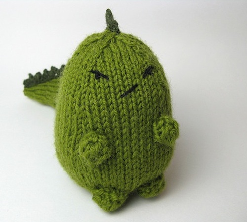 10 unique dinosaur free knitting patterns ⋆ bright stuffs