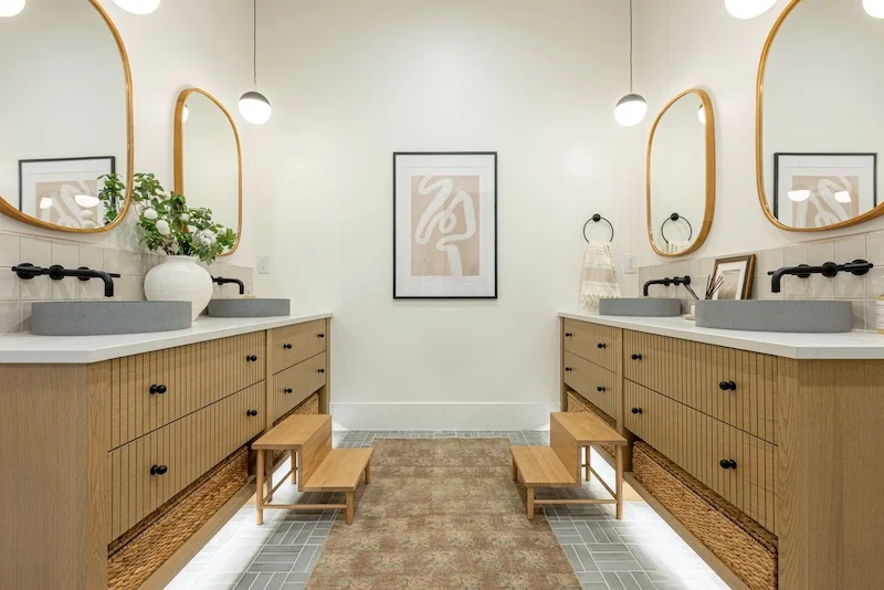 Designed to Host: The Bathrooms of our Sunset Shores Project