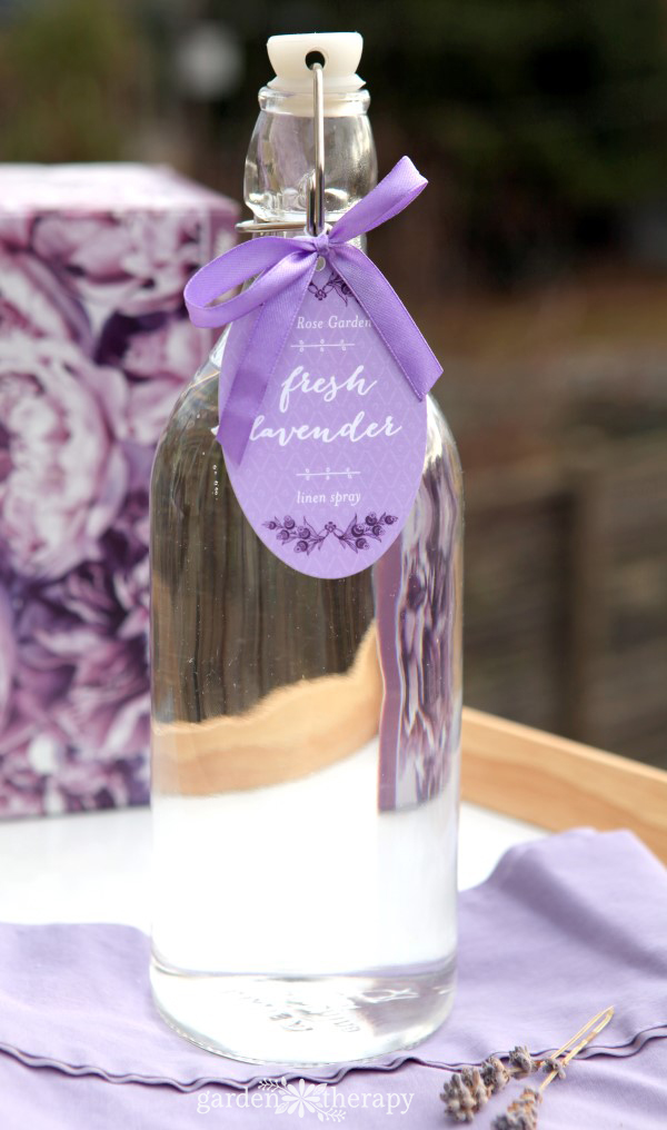 homemade lavender linen water