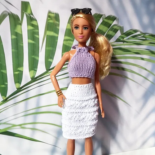 knitted barbie skirt free patterns ⋆ bright stuffs
