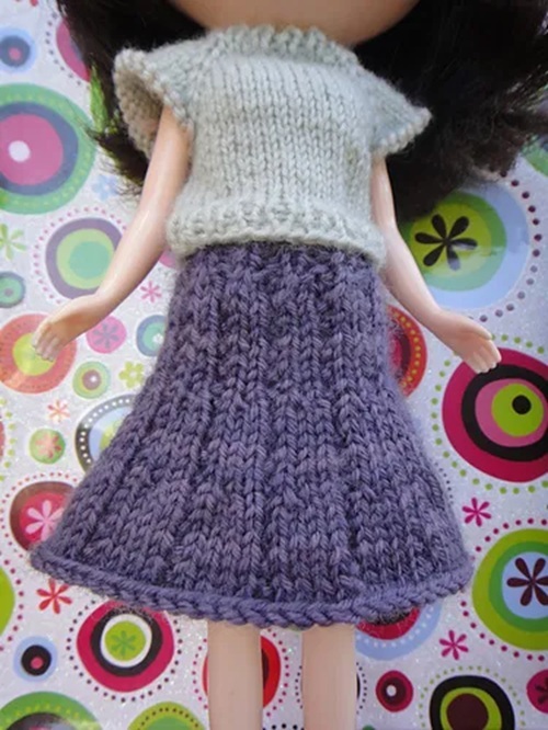 knitted barbie skirt free patterns ⋆ bright stuffs