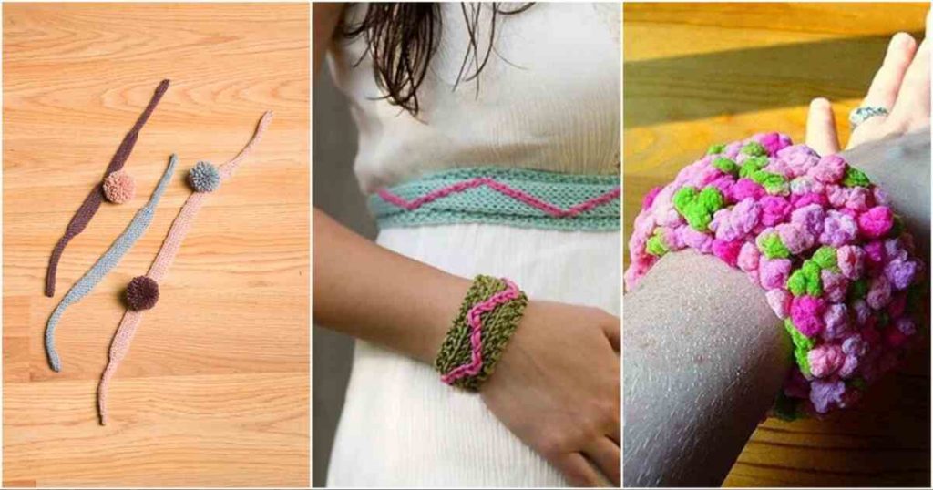 Knitted Bracelet Free Patterns ⋆ Bright Stuffs